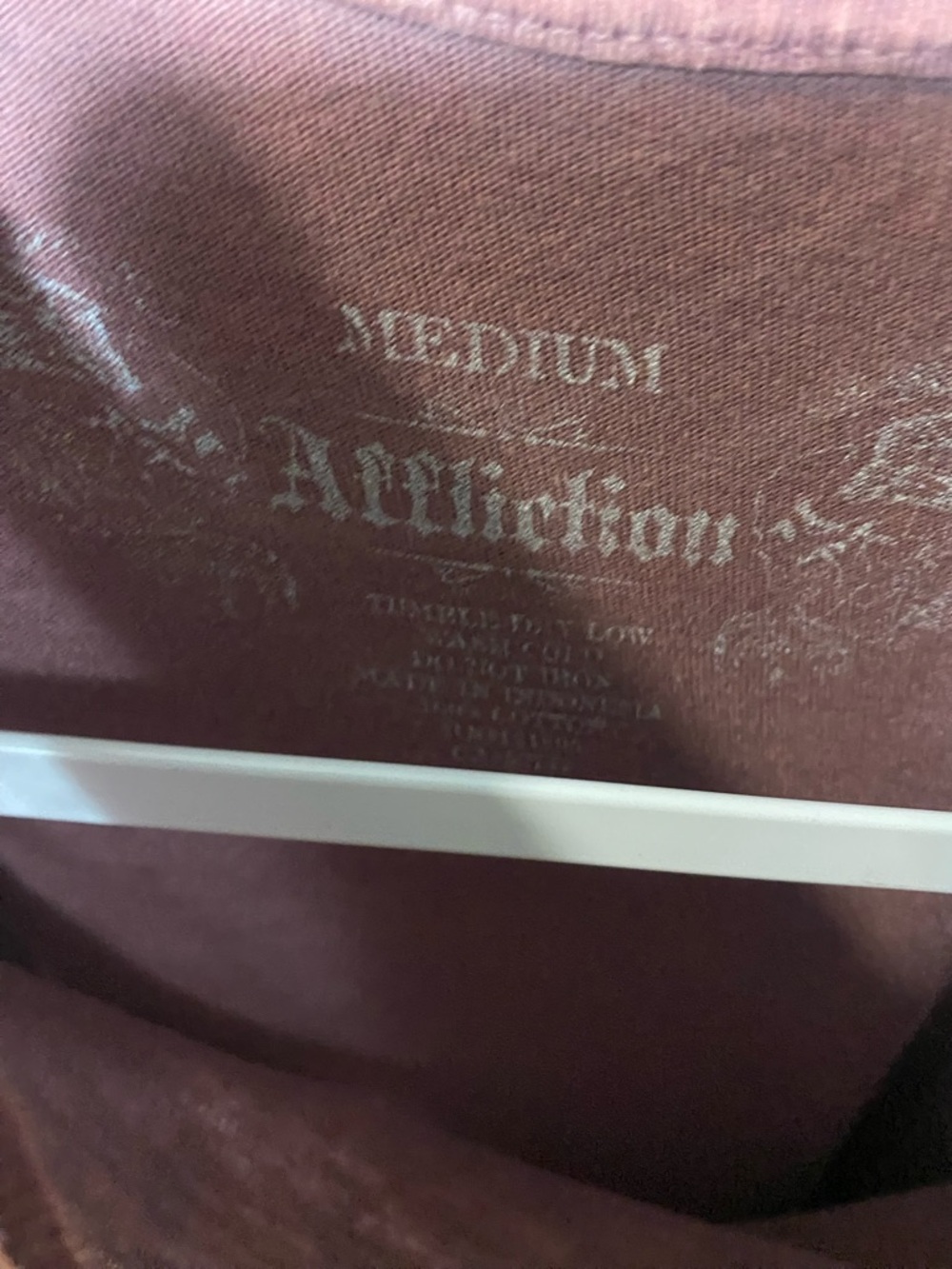 Affliction Distressed Rose Graphic Short-Sleeve Tee - Picture 6 of 6